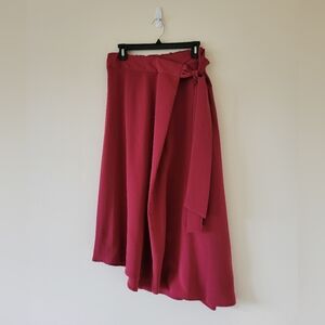 Target Prologue Burgundy Midi Skirt